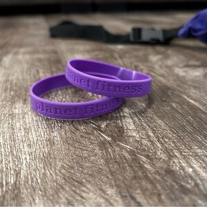 Purple Planet Fitness Wristbands